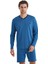 Erkek 3'lü Uzun Kol Pijama Takımı 40087 5