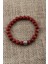 Sertifikalı Kırmızı Jasper Orjinal ( Taşlar) Doğaltaş Bileklik 8 mm 3