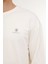 M-SN75 Bsc C Neck Sw 3fx Ekru Erkek Sweatshirt 4