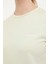 W-CT122 Basıc C Neck T-Sh Pastel Yesıl Kadın Kısa Kol T-Shirt 4