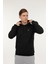 M-SN88 Bsc Hoodıe 3fx Siyah Erkek Sweatshirt 5