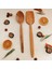 Ahşap Tahta Kaşık ve Spatula Seti - El Yapımı - Zeytin Ağacı - 24 cm ve 28 cm 1