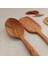 Ahşap Tahta Kaşık ve Spatula Seti - El Yapımı - Zeytin Ağacı - 24 cm ve 28 cm 2