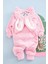 Welsoft Peluş Kız Çocuk Pembe Tavşan Kulaklı Uyku Tulumu 2