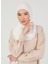 Hijablı Şifon Şal - Krem 1