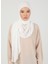 Hijablı Şifon Şal - Krem 2