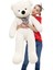90 cm Papyonlu Peluş Ayıcık - % 100 Yerli 2