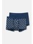 Lacivert D-Man 2'li Modal Boxer 1