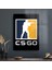 Cam Tablo Cs Go 50X70 cm 1