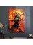 Cam Tablo Mortal Kombat Scorpion Poster 50X70 cm 1