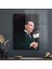 Cam Tablo Atatürk Takım Elbiseli 50X70 cm 1