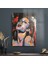 Cam Tablo Abstract Kadın Portresi 70X100 cm 1