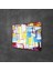 Cam Tablo Soyut Geometrik Çizgiler 50X70 cm 2