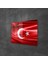 Cam Tablo Türk Bayrağı Desenli 50X70 cm 2
