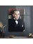 Cam Tablo Atatürk Portresi 30X40 cm 1