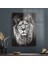 Aslan Desenli Cam Tablo 70X100 cm 1