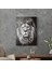 Aslan Desenli Cam Tablo 70X100 cm 3
