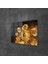 Cam Tablo Bitcoin Gold Desenli 70X100 cm 1