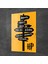 Cam Tablo Harry Potter Sign 30X40 cm 2