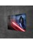Cam Tablo Star Wars Vader Vs Obiwan 30X40 cm 2
