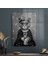 Cam Tablo Kedi Frida 70X100 cm 1