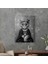 Cam Tablo Kedi Frida 70X100 cm 3