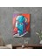 Cam Tablo Abstract Portre 70X100 cm 3