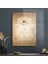 Davinci Vitruvius Adamı Cam Tablo 70X100 cm 1