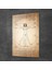 Davinci Vitruvius Adamı Cam Tablo 70X100 cm 2