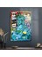 Cam Tablo Pop Art New York 70X100 cm 1
