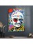 Cam Tablo Pop Art Gandhi 70X100 cm 1
