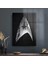 Cam Tablo Star Trek Logo 70X100 cm 1