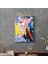 Cam Tablo Pop Art Pembe Panter 70X100 cm 3