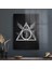 Cam Tablo Harry Potter Ölüm Yadigarları Logo 70X100 cm 1