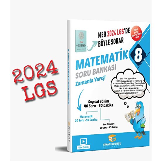Sinan Kuzucu Yayınları 8. Sınıf Matematik Soru Bankası