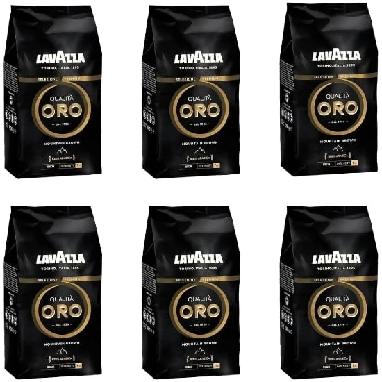 Lavazza Oro Black Espresso Çekirdek Kahve 1 kg 6 Adet