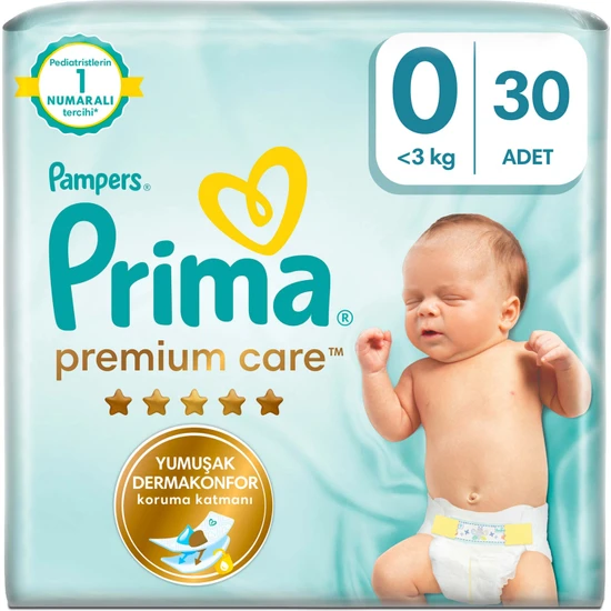 Prima Premium Care Bebek Bezi Prematüre 1.5-2.5 Kg 30lu