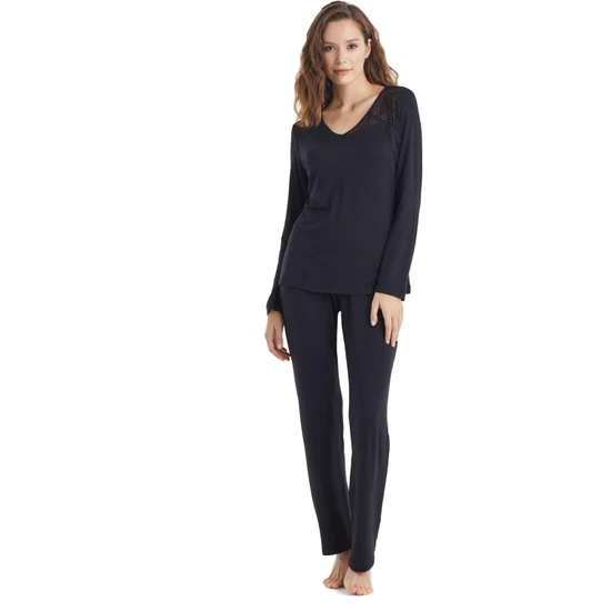 Blackspade Uzun Kol Kadın Modal Pijama Takımı 51201