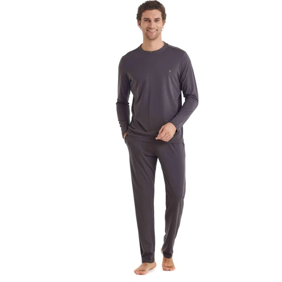 Blackspade Erkek Uzun Kol Pijama Takımı 40089