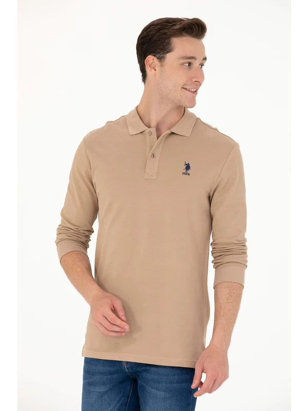 U.S. Polo Assn. Erkek Camel Sweatshirt 50269403-VR015