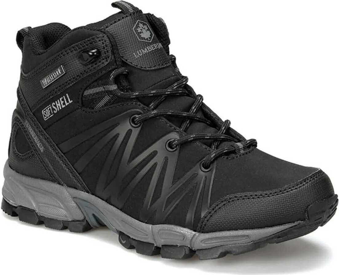Lumberjack Shell Hı 3pr Siyah Waterproof Kumaş Malzeme Erkek Outdoor Bot