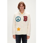 Bad Bear Freedom Plush Marshmallow Beyaz Erkek Sweatshirt