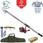 Albastar Tam Takım Surf Usta Olta Seti TTS010 420 Cm Yüksek Dayanıklılık ve Taşıma Çantası Dahil
