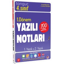 Tonguç Akademi 4. Sınıf Yazılı Notları 1. Dönem 1 ve 2. Yazılı - 2. Dönem 1 ve 2. Yazılı Seti