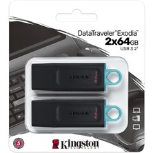 Kingston 2x 64GB USB 3.2 Exodia Datatraveler Exodia