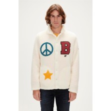 Bad Bear Freedom Plush Marshmallow Beyaz Erkek Sweatshirt