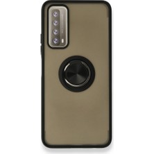FitCase Huawei P Smart 2021 Kılıf Montrea Ring Yüzük Stantlı Kapak
