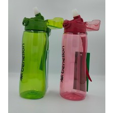 Sports Benetton Okul - Sporcu Matara & Suluk - Yeşil-Kırmızı Set