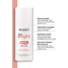 Dermoskin Be Bright SPF 50+ Likit Fondöten Medium 33 ml