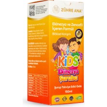 Zühre Ana Kids Ekinezya Şurubu Çocuklar Için Ekinezya ve Zencefil Içeren Şurup 150 ml